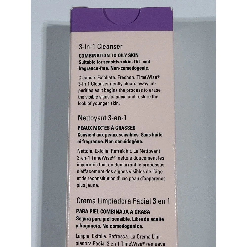 MARY KAY Timewise 3-in-1 Gentle Facial Cleanser 4.5oz 026940 Combination to Oily